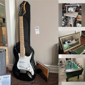 MaxSold Auction: This online auction features a Hutch, Corner cabinet, lamps, costume jewelry, hats & wigs, record player, keyboard, Nintendo & Xbox, landscape lights, cleaning tools, hedge trimmer and much more!